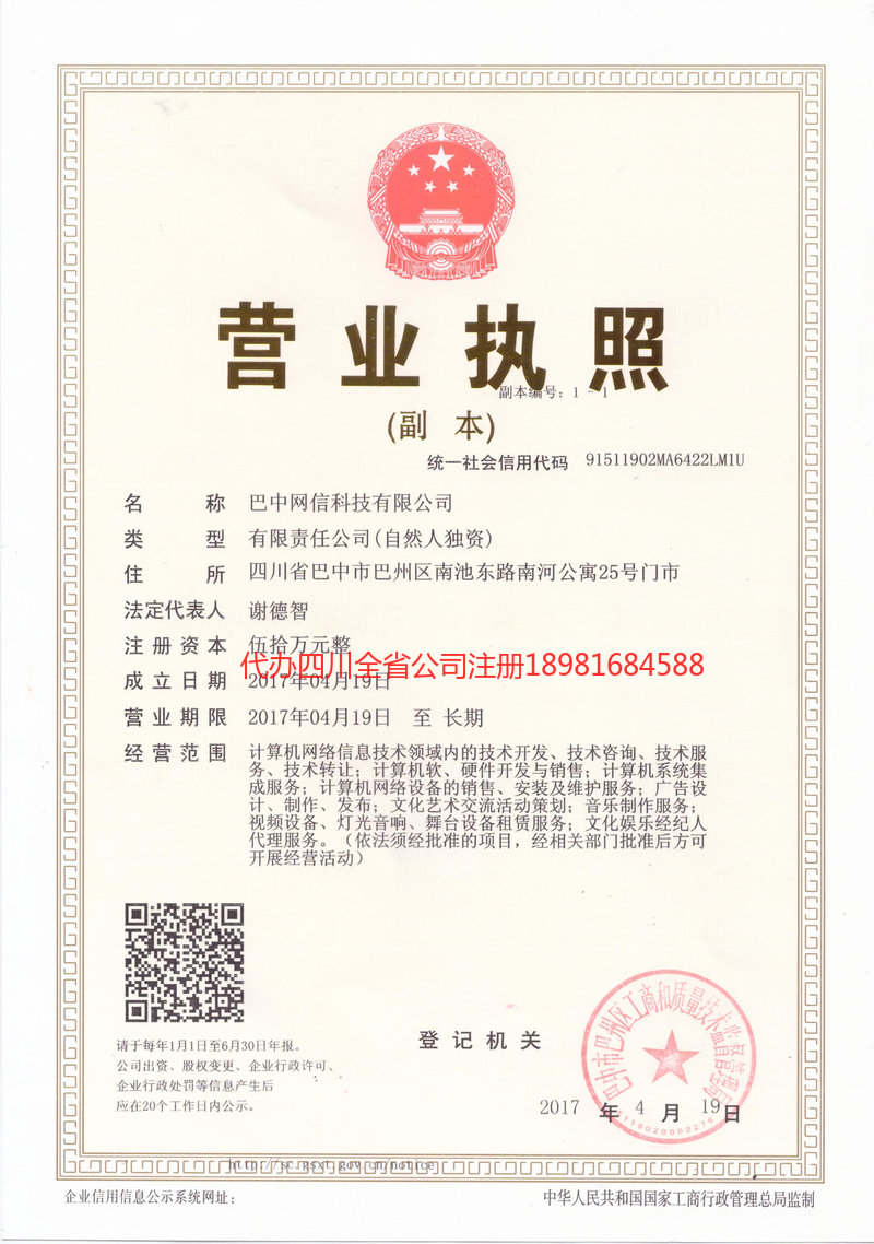 金口河金口河网信科技有限公司